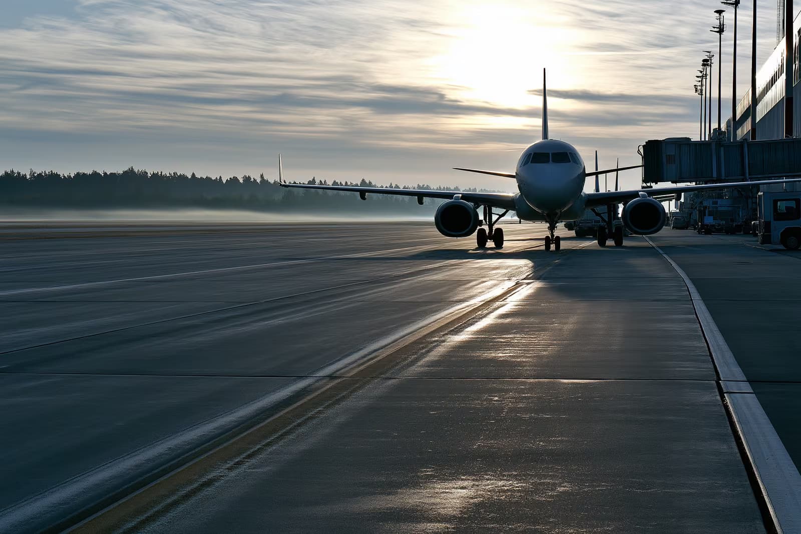 Një zonë nisjeje në një aeroport gjerman me njerëz që presin dhe një zyrtar që kontrollon dokumentet